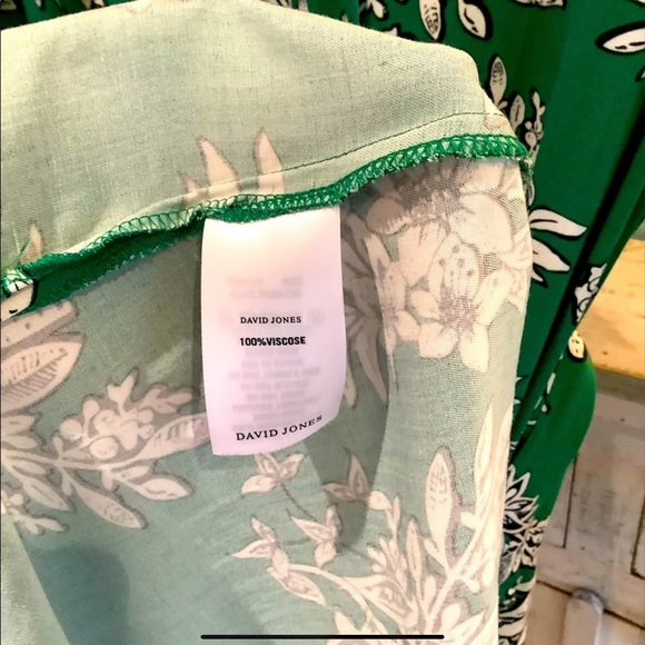 DAVID JONES | Green Shirt Dress - Picture 12 of 13